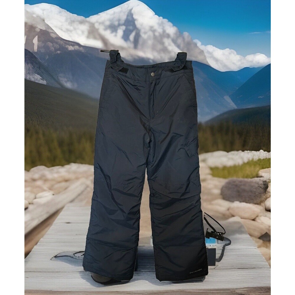 Columbia Snow Pants  Teen?L (14-16) Black Ski Outdoor Omni Shield Insulated